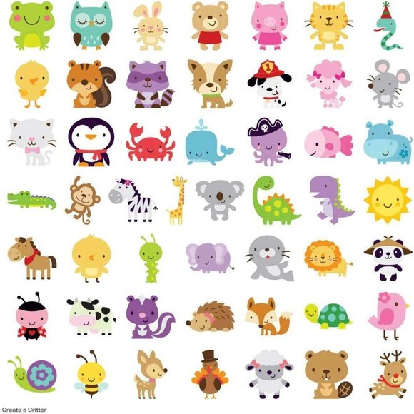 Cricut Create a Critter & Create a Critter 2 shapes - Picture 7 of 11